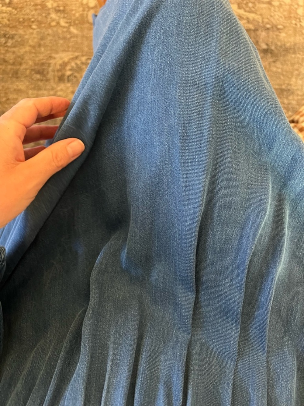 Old Navy Soft Denim Long-Sleeve Maxi Dress - Picture 3 of 6
